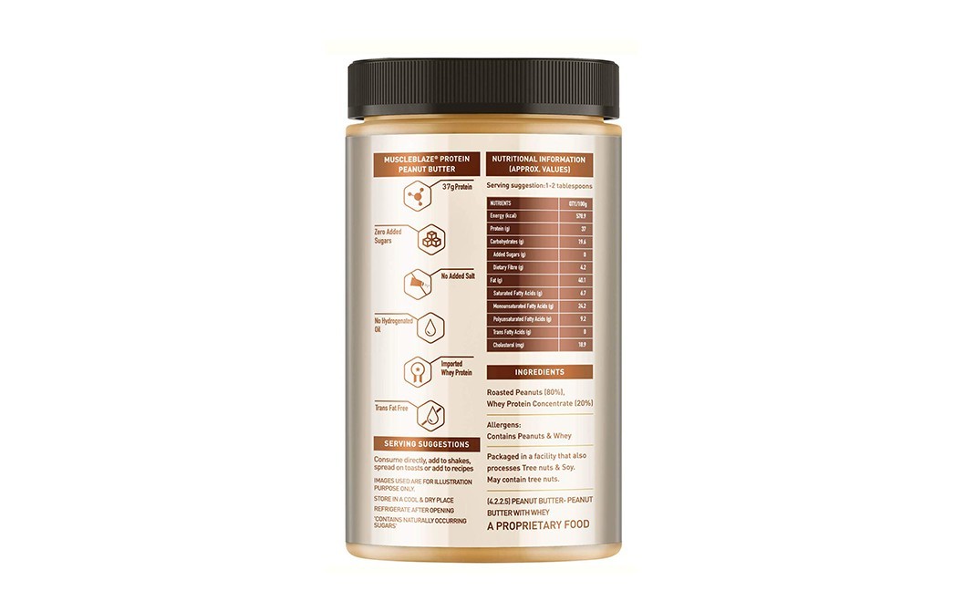 Muscleblaze Protein Peanut Butter Crunchy Delight   Plastic Jar  750 grams